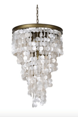 Spiral Shells Chandelier