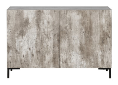 Barbican Concrete Effect 2 Door Cabinet