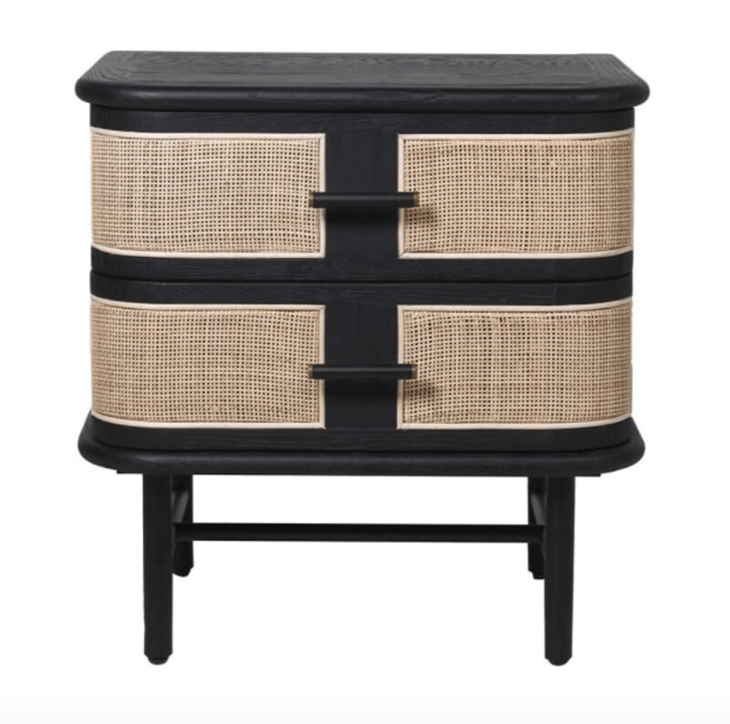Yoko 2 Drawer Bedside