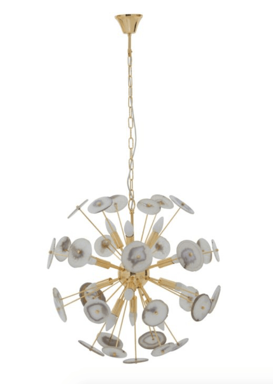 GLAMOUR TWELVE BULB PENDANT LIGHT