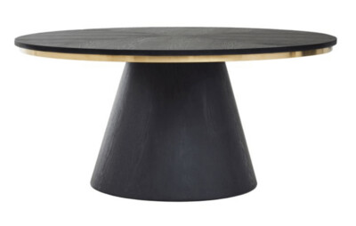 TURIN MATTE BLACK DINING TABLE