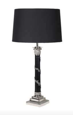 Black Grecian Table Lamp