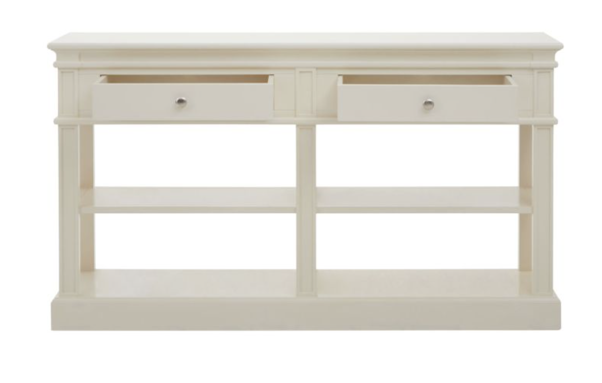 COVENT WHITE CONSOLE TABLE