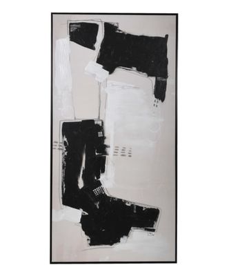 Abstract Framed Canvas