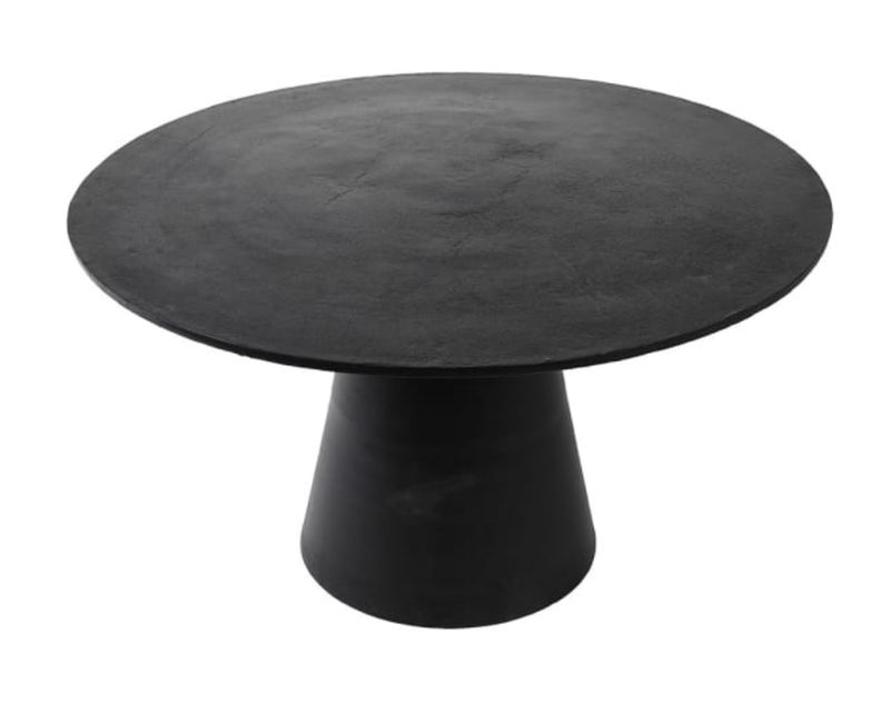 Black Round Dining Table