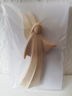 Begleitengel, 8cm hoch, Esche, handarbeit Begleitengel, 8cm hoch, Esche, handarbeit