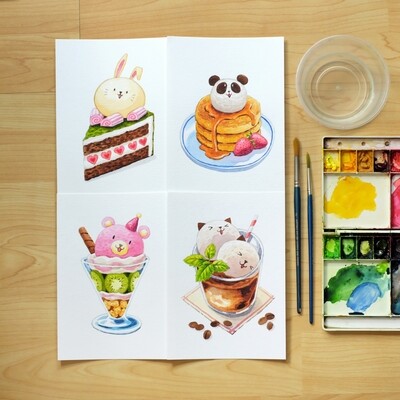 ARTivity Box Artist Series - Cute Dessert Watercolor