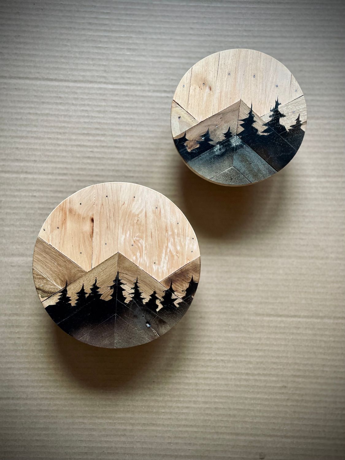 Góry i las - komplet 2 sztuki