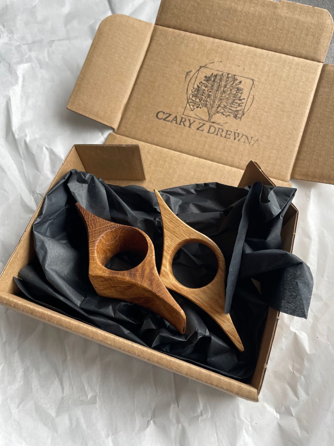 Pierścień do czytania / dąb komplet 2 szt