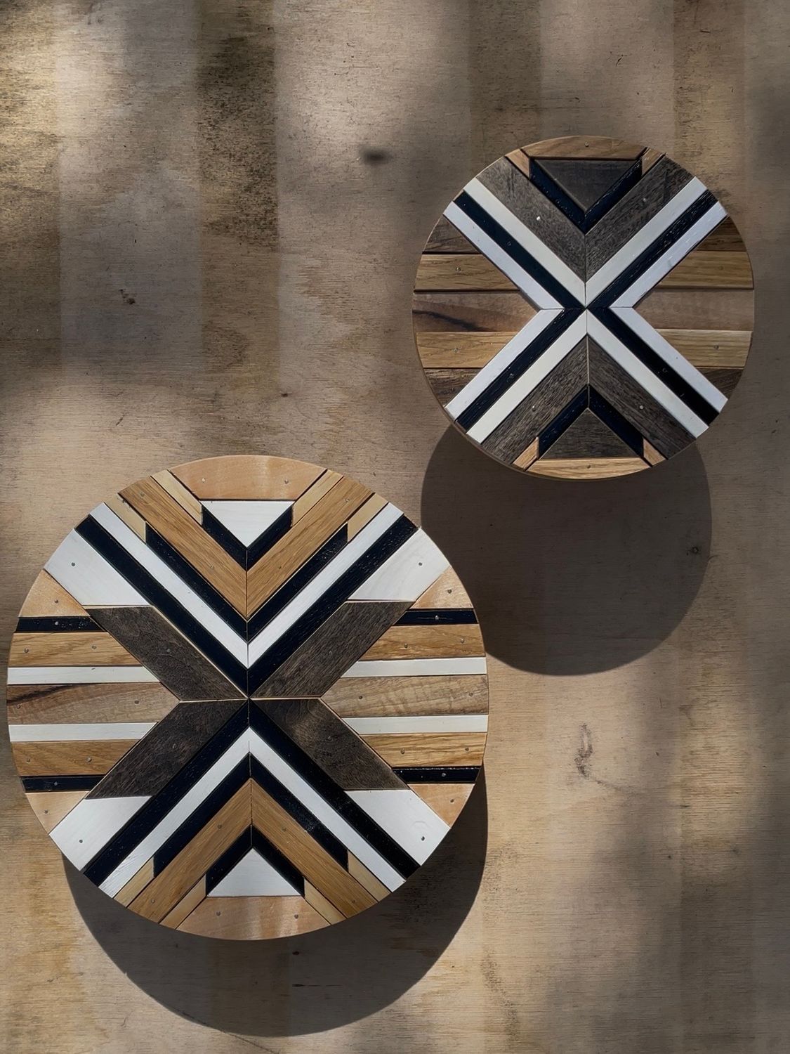 Okrągłe dekory 2 szt