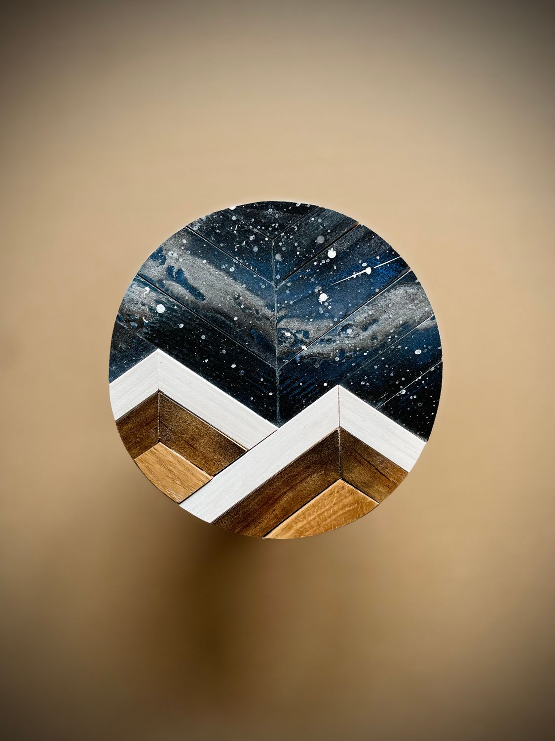 Mini Góry nocą / granat  ⌀ 16,5 cm