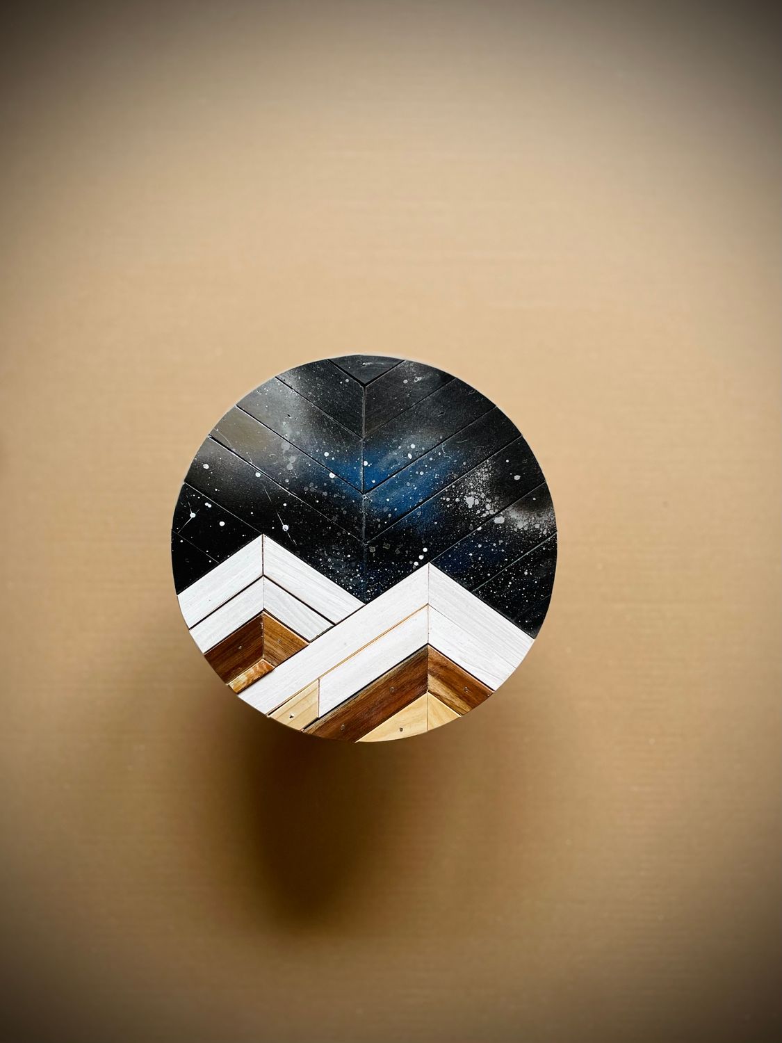 Góry nocą / granat ⌀ 24,5 cm