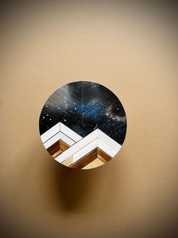 Góry nocą / granat ⌀ 24,5 cm