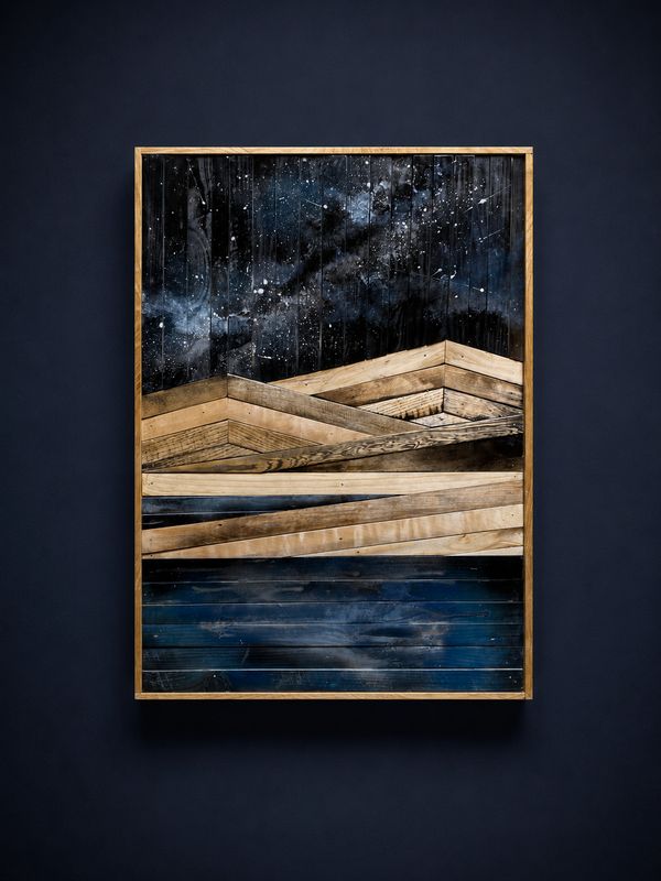 Gwieździsta noc 52 x 72 cm