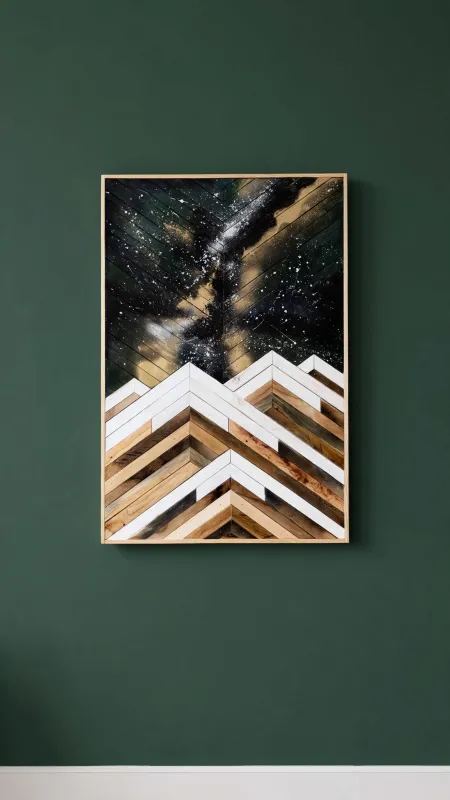 GÓRY NOCĄ 60x90 cm