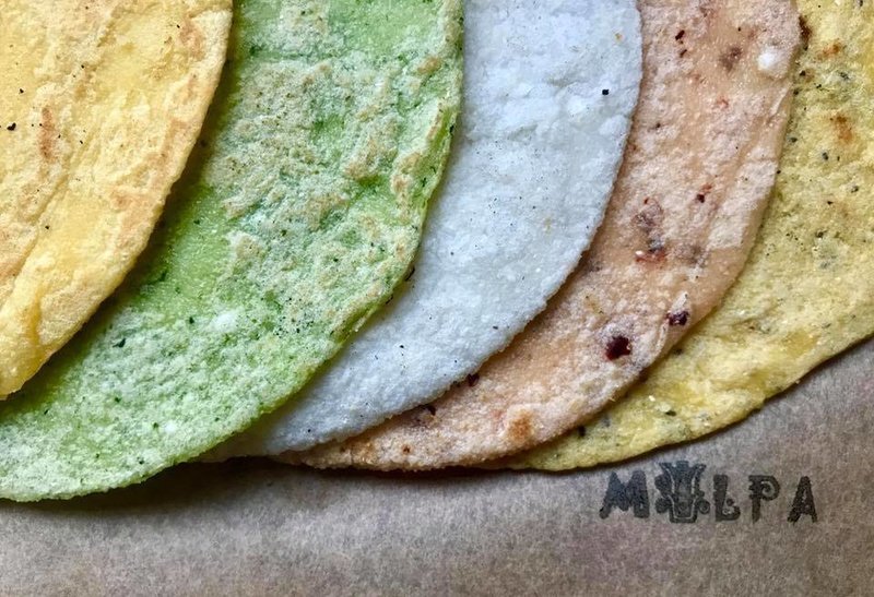 12 x Gluten free individually hand made home made corn and ether another healthy ingredient tortillas JUST ONE INGREDIENT FOR A PACKET