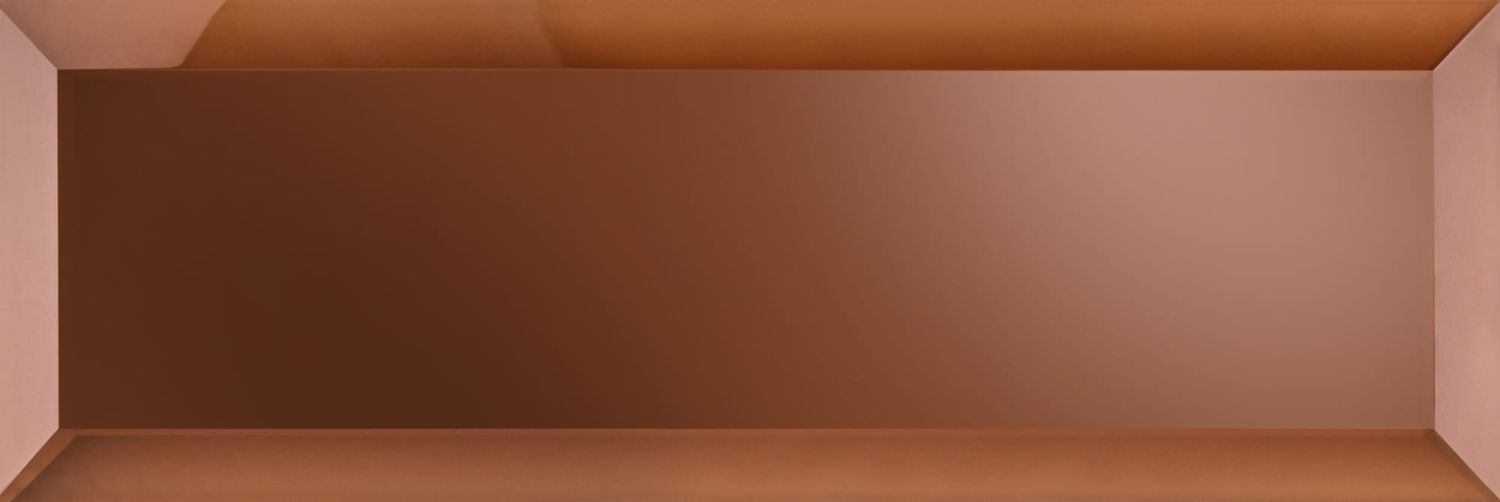 Dekor 9,8X29,8 METRO MIRROR COPPER GAT I