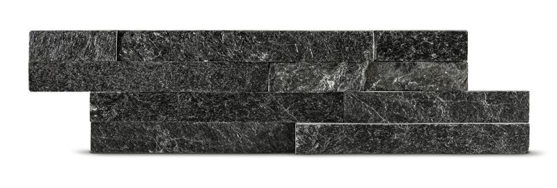 KAMIEŃ ELEWACYJNY 10X35 QUARTZ CZARNY (0,39m2 w opakowaniu) GAT I