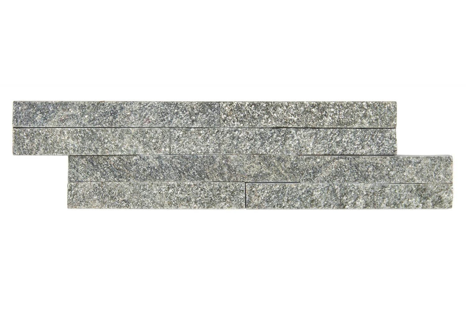KAMIEŃ ELEWACYJNY QUARTZ GREEN 10x35x0,8-1,5 (0,39 m2 w opakowaniu) GAT I