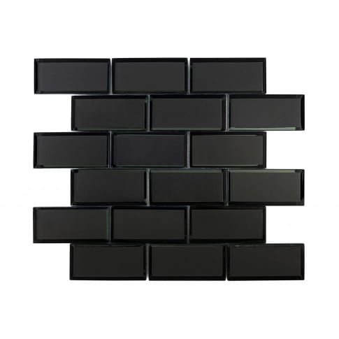 Mozaika 29.8X29.8 METRO SMALL BLACK GAT I