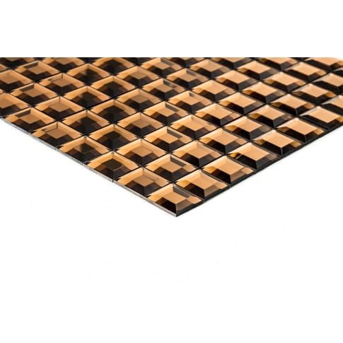 Mozaika 30X30 ADELAIDE MIRROR COPPER GAT I