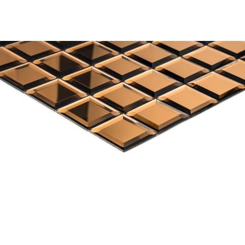 Mozaika 30X30 MELBOURNE MIRROR COPPER GAT I
