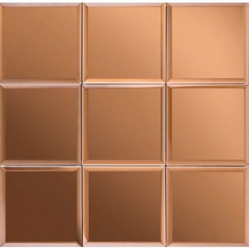 Mozaika 30X30 SYDNEY MIRROR COPPER GAT I