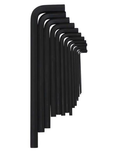 GEDORE - ALLEN K/SET HEX 1.5-14MM L/S GED - 14PC - BLACK - LONG