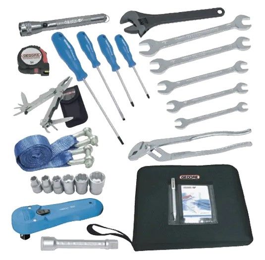 TOOL KIT - MOTORIST 502 GEDORE - TOOL KIT MOTORIST 502