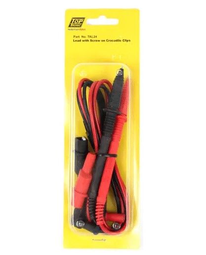 TESTER LEADS CROC CLIP &amp; PROBE CAT IV - 600V - CATEGORY IV RATED