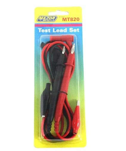 TESTER LEADS CROC CLIP &amp; PROBE MAJ - 600V - 10A RATED (SEE DATA SHEET)