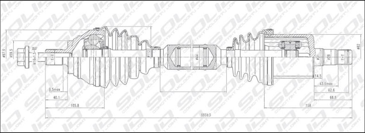 CV Shaft VW/ Audi RH