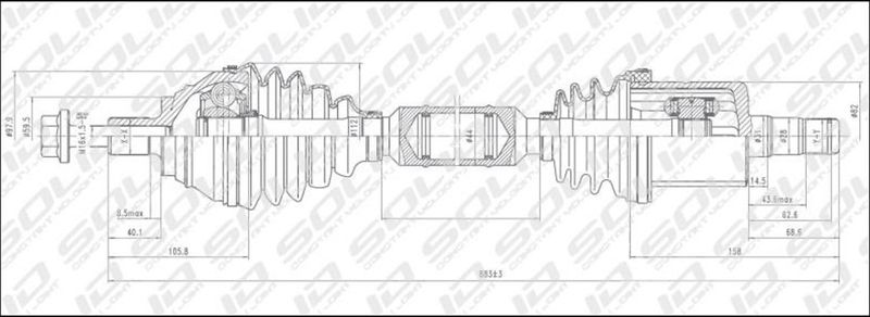 CV Shaft VW/ Audi RH
