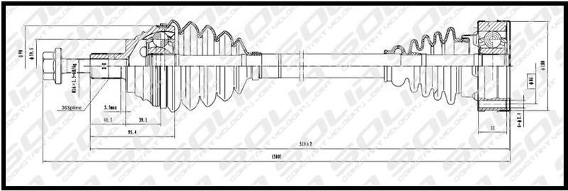 CV Shaft VW Golf 5 2.0FSi Audi