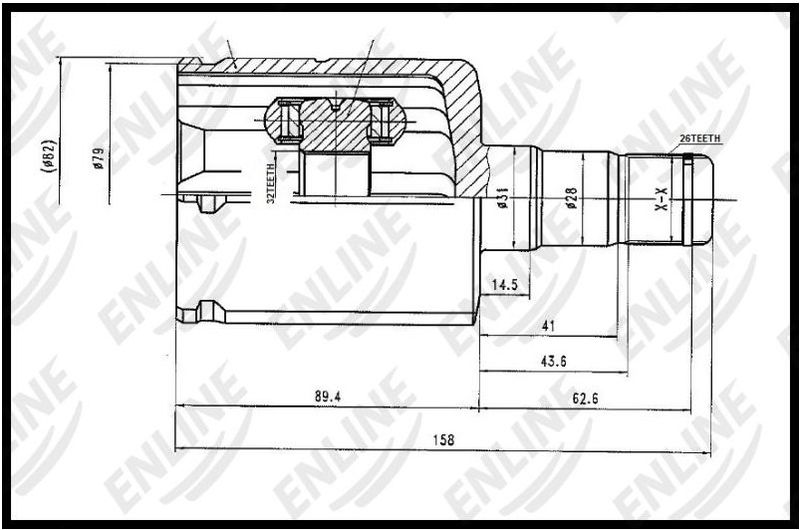 ENLINE CV Joint Inner