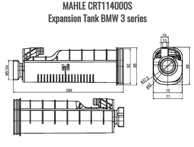 Expansion Tank BMW 3 series
