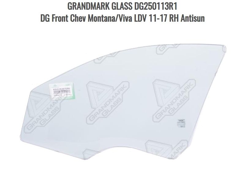 CHEV UTILITY RH DOOR WINDOW