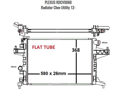 Radiator Chev Utility 12-