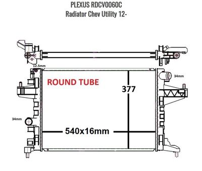 Radiator Chev Utility 12-