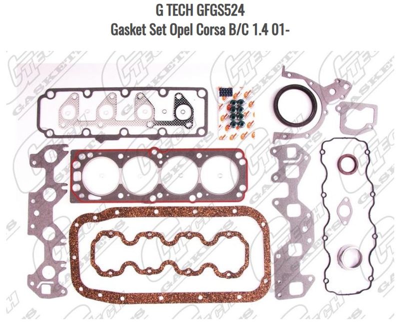Gasket Set Opel Corsa B/C 1.4 01-