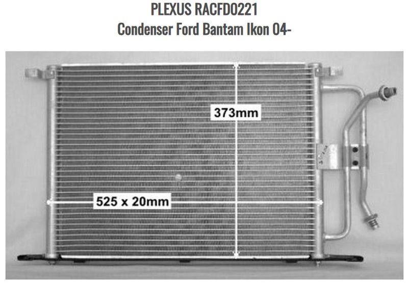 Condenser Ford Bantam Ikon 04-