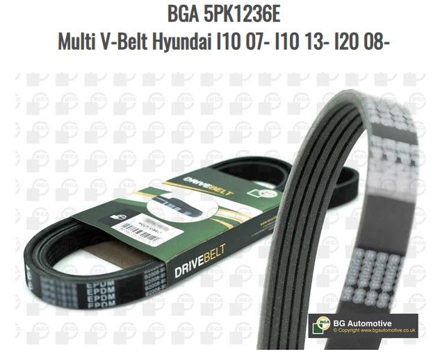 MULTI V-BELT HYUNDAI 5PK1236E