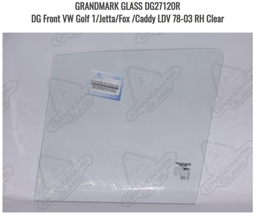 Front RH VW Golf 1/Jetta/Fox /Caddy LDV 78-03 Clear