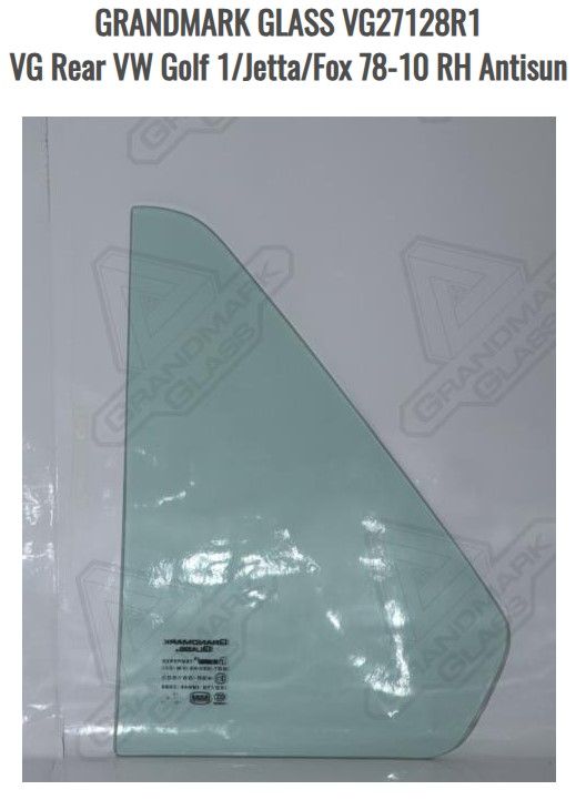 Rear RH VW Golf 1/Jetta/Fox 78-10 Anti-sun