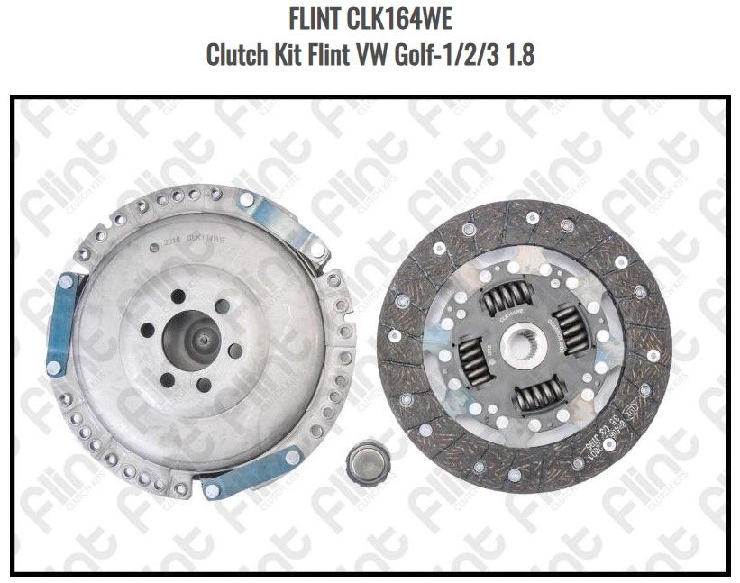 Clutch Kit Flint VW Golf-1/2/3 1.8 CLK164WE
