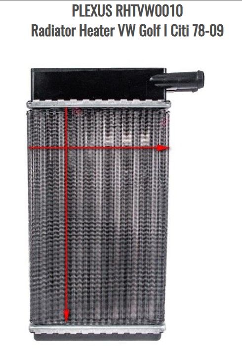 Radiator Heater VW Golf I Citi 78-09