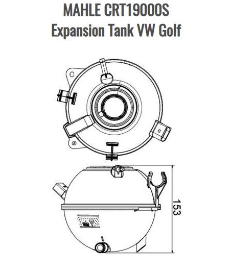 Expansion Tank VW Golf