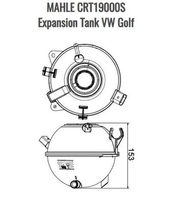 Expansion Tank VW Golf