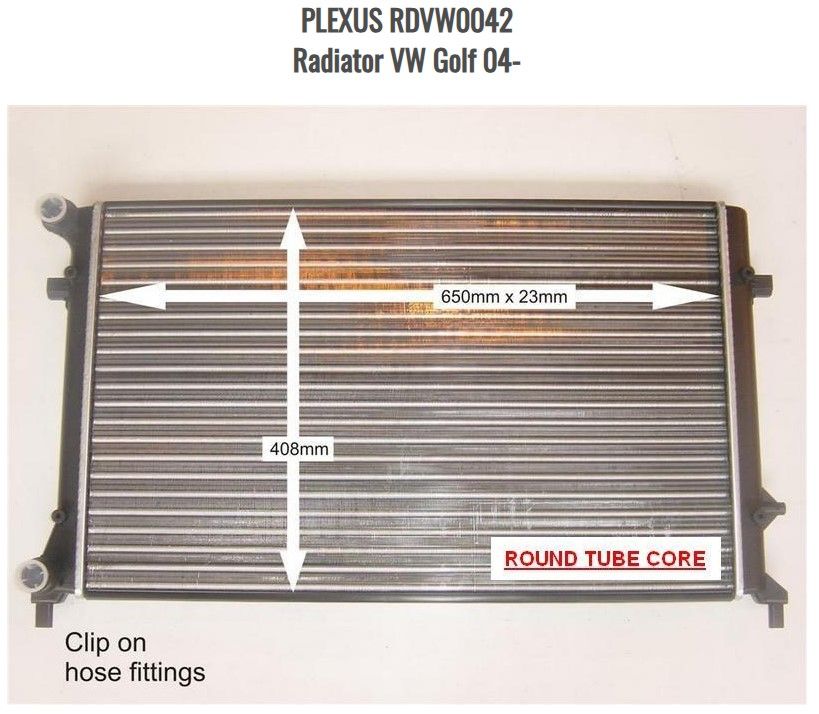 Radiator VW Golf 04-