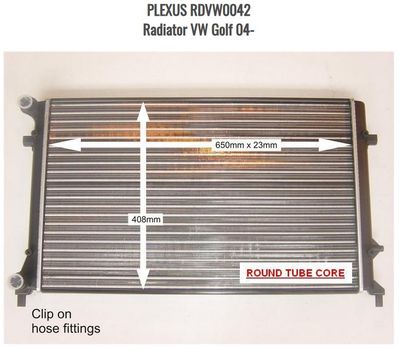 Radiator VW Golf 04-